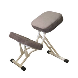 学習椅子/ワークチェア グレー ミルキー mm 日本製 折り畳み スチールパイプ 代引不可