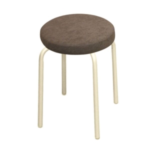 スタッチェア 同色4脚セット ブラウン ミルキー 幅305mm 日本製 スチールパイプ 代引不可