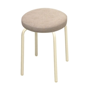 スタッチェア 同色4脚セット ミルキーホワイト 幅305mm 日本製 スチールパイプ 代引不可