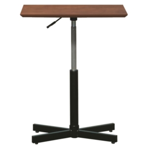 昇降サイドテーブル ダーク 日本製 木製 スチールパイプ 耐荷重30kg 代引不可