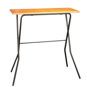 折りたたみテーブル ミドル 日本製 スチールパイプ カウンターテーブル 完成品 リビング ダイニング 代引不可