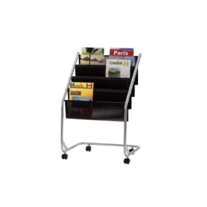 林製作所 マガジンラック Y-245 キャスター付 幅：532mm