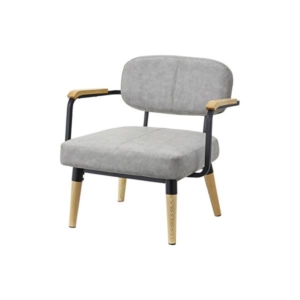 ソファー パーソナルチェア 幅70cm 肘付き スチール ソフトレザー ロイス リビング ダイニング プレゼント