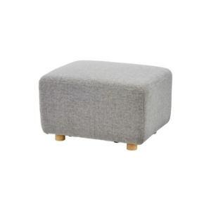 スツール 幅64cm 木製フレーム 脚付き ポリエステル キューブ SS-118GYA リビング ダイニング