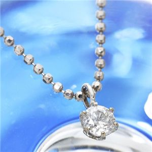 K18ゴールド0.1ct ダイヤモンドペンダント/ネックレス