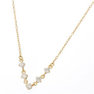 Amelie onchouchou ディアプリュイ K18ダイヤモンドペンダント/ネックレス ゴールド