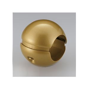 10個セット 階段手すり滑り止め 『どこでもグリップ』ボール形 亜鉛合金 直径35mm AG シロクマ 日本製