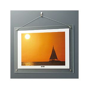 (業務用セット) アクリル製 ピクチャーフレーム 壁掛けタイプ A3判プリント用 フ-ACH-A3 2セット