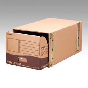 （まとめ） ゼネラル イージーキャビネット 段ボール製・補強材：鉄製 強化型 ECK-001 1個入 2セット