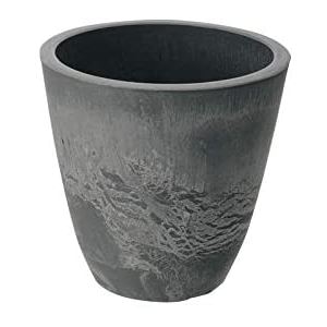 20個セット 丸型 植木鉢/プランター 15型 ダーク 約直径15.3cm 軽量 リッチェル ボタニー プレーンポット