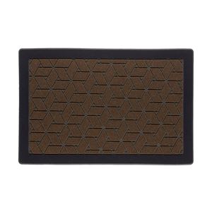 6個セット 玄関マット/ドアマット 網代柄 約幅90 奥行60 厚み0.9cm エントランス 入口 店舗 お店 オフィス