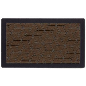 8個セット 玄関マット/ドアマット 網代柄 約幅75 奥行45 高さ0.8cm エントランス 入口 店舗 お店 オフィス