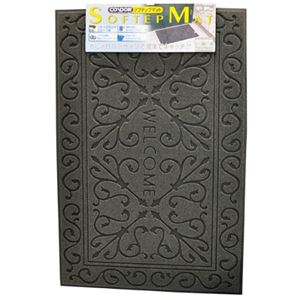 6個セット 泥・砂・雪落とし用 玄関マット/ドアマット リッチアイロン コンドル ソフテップマット