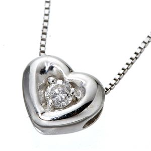 ハートダイヤモンドペンダント/ネックレス