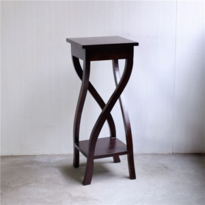 木製 イニュルスタンド/プラントスタンド 材 アジアン 完成品 代引不可