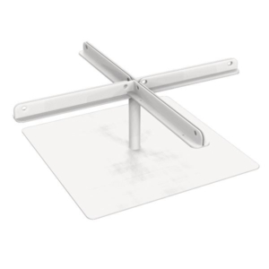 クロス型アクリルパーティション用ベース金具 PT-CRB01CR パーテーション別売