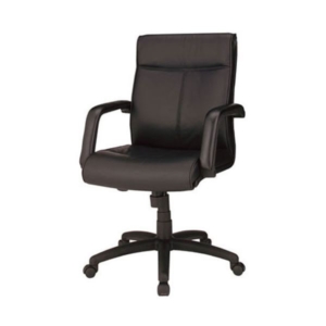 ジョインテックス 役員イス(シートロッチェア/オフィスチェア) キャスター/肘付き ローバック C101JA