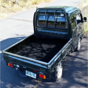 軽トラック用 コの字 アオリ 保護カバー スズキ スーパーキャリイ用 車用品 軽トラ カー用品 外装パーツ 代引不可