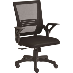 デスクチェア オフィスチェア 幅66cm ガスレバー 回転 キャスター 跳ね上げ式肘 ロッ機能 通気性 メッシュ BK 組立品 代引不可