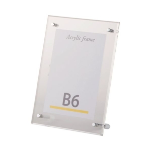 (まとめ) クルーズ アクリルフレーム B6 外寸mm CRK791318 1枚 5セット