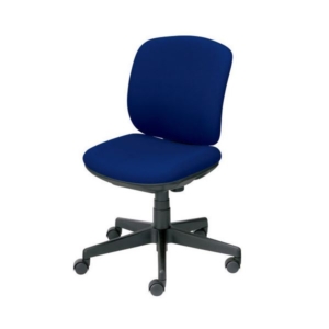 プラス 事務イス(オフィスチェア/OAチェア) プリセア KC-K56S 肘なし BL