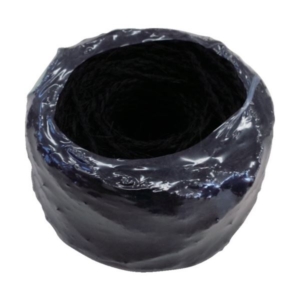 (まとめ) 加藤伝蔵商店 棕櫚縄 100m 黒 K006 1巻 5セット