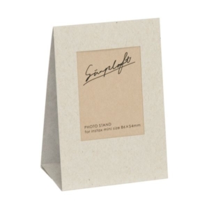 (まとめ) ナカバヤシ シンプラフト フォトスタンドチェキ PC-SPT-W 1パック(3個) 50セット