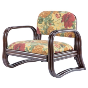 天然籐思いやり座椅子 組立式 代引不可