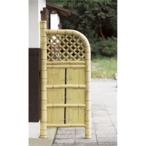 天然竹玉袖垣 約70cm幅 完成品 代引不可