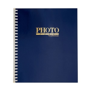 (まとめ)ナカバヤシ ライトフォートアルバム15R 四ツ切サイズ 25穴 ライトフリー台紙(方眼入)15枚付 青 ア-JHO2-91-B 1冊 10セット