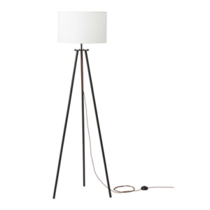 スタンドライト 照明器具 約幅50 奥行46 高さ151cm スチール アルミ 電球付(HB-91) 組立品 リビング ダイニング