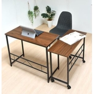 パソコンデスク mm スチールパイプ キャスター付き メラミン ネストデスク 組立品 チェア別売 リビング 代引不可