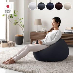 ビーズクッション ダーク サークル型 洗えるカバー 軽量 日本製 スツール Ingram イングラム