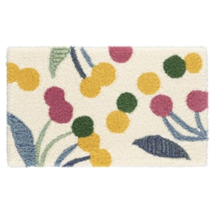 玄関マット 長さ75cm ポポロマット 日本製 手洗い可 防ダニ ホットカーペット可 デザインライフ スミノエ 代引不可