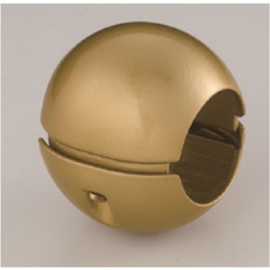 10個セット 階段手すり滑り止め 『どこでもグリップ』ボール形 亜鉛合金 直径38mm AG シロクマ 日本製