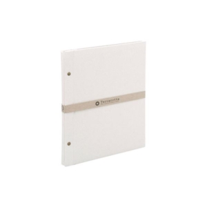 (業務用セット) 布クロスアルバム 写真 Terracotta テラコッタ ナカバヤシ/外ビス式フリ-アルバム 写真/A4/TER-A4F-160-W 5セット