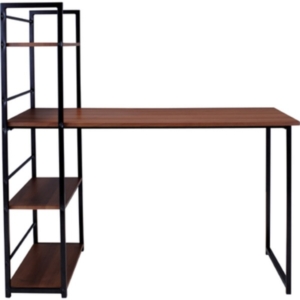 パソコンデスク ワークデスク スチール 棚付き 収納付き 組立品 リビング 子供部屋 勉強部屋 在宅ワーク