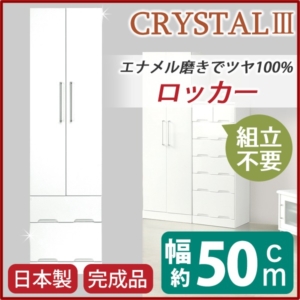 クローゼット 衣類収納 スライドレール付き引き出し 日本製 ロッカー ベッドルーム 寝室 完成品 開梱設置 代引不可