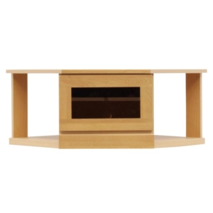 用 収納棚 2段 約幅75cm 木製 扉収納付き 日本製 コーナー家具 リビングボード 完成品 玄関渡し 代引不可