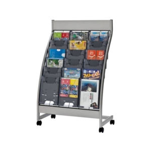 エヌケイ パンフレットスタンド PS-C306-GR 3列6段