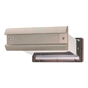 No.2000ポスト ヨコ型 内フタ付気密型 大壁 アンバー 0001-05802