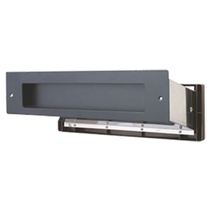 No.3000ポスト ヨコ型 内フタ付気密型 大壁 アンバー 0001-05902