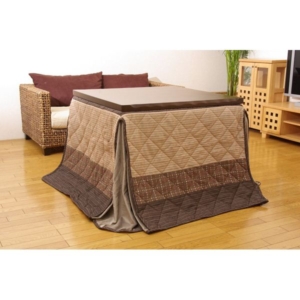 高脚用 こたつ布団 単品 薄掛け 235 235cm 折りたたみ収納 コンパクト仕様 しじら ボア リビング 代引不可