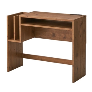 パソコンデスク ワークデスク コンセント付き 棚付き リビング 子供部屋 勉強部屋 在宅ワーク ゲーム