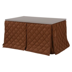 こたつ布団 こたつ掛け布団 幅150cm 洗える 薄掛け リモコン用ポケット付き マロン リビング ダイニング 代引不可