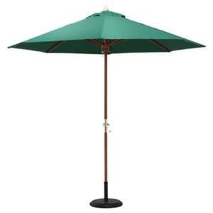 パラソル ポリエステル 木製 屋外 組立品 ガーデン ベランダ テラス バルコニー ウッドデッキ 代引不可