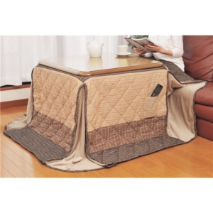 リビングこたつ布団 対応サイズ:75cm 75cm 220cm 220cm 正方形 段階調節可 リモコンポケット付き 裏ボア仕様 代引不可