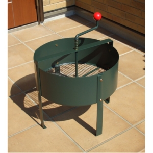 回転式古土分別器 直径41cm スチール製 二重焼付塗装 日本製 『ロータシーブ』 園芸 ガーデニング用品