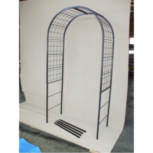 ガーデンアーチ/フラワーアーチ スチール角パイプ 日本製 『クレメントα(アルファ)』 園芸 ガーデニング用品