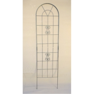 トレリス/ガーデンフェンス 2枚入 防サビ加工 スチール 日本製 2W ワイヤーフェンス 園芸 ガーデニング用品